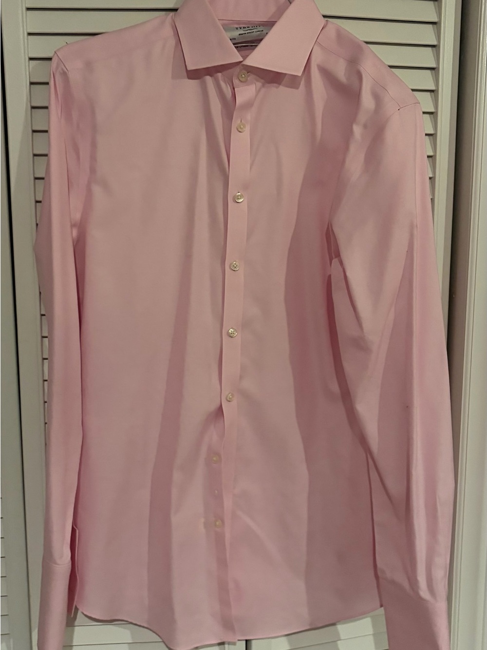 Charles Tyrwhitt Light Pink Men’s Dress Shirt - Slim Fit - Large